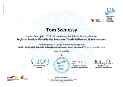European Youth Parliament (2023/24)